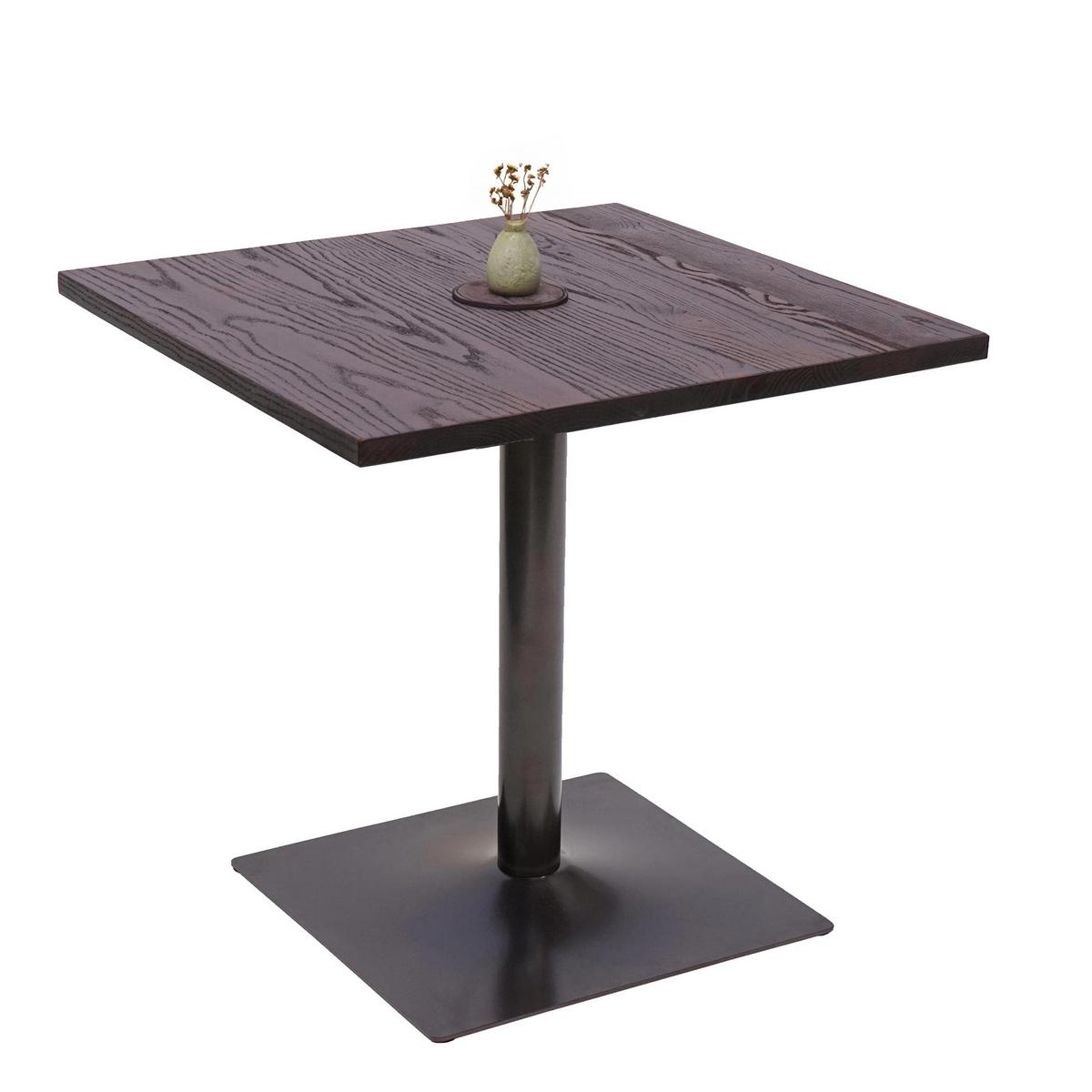 BISTROTISCH eckig Dunkelbraun - Dunkelbraun, Holz (70/70/75cm) - MCW