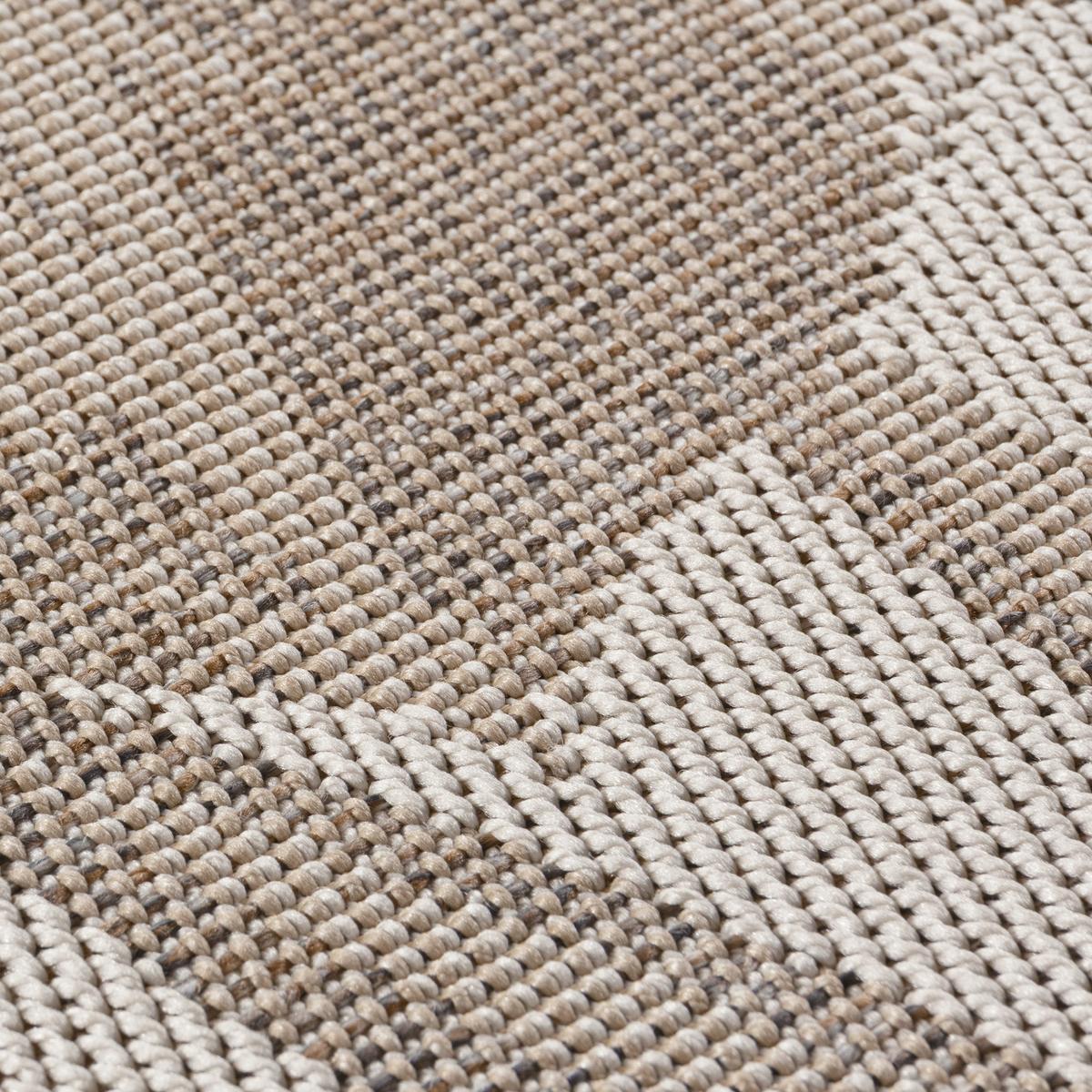 TEPPICH Outdoor VENTOUX in Beige, mit Tropen-Motiv, 240 x 340 cm - Beige, Textil (340/240cm) - KADIMA DESIGN