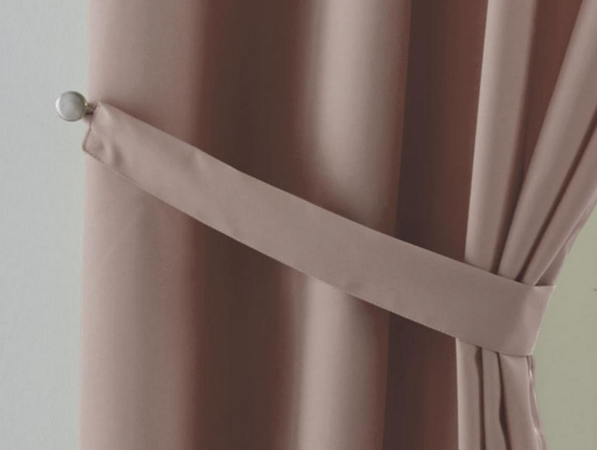 VORHANG PALERMO HxB 225x140 cm Taupe - Taupe, Textil (140/225/1cm) - Gardinenbox