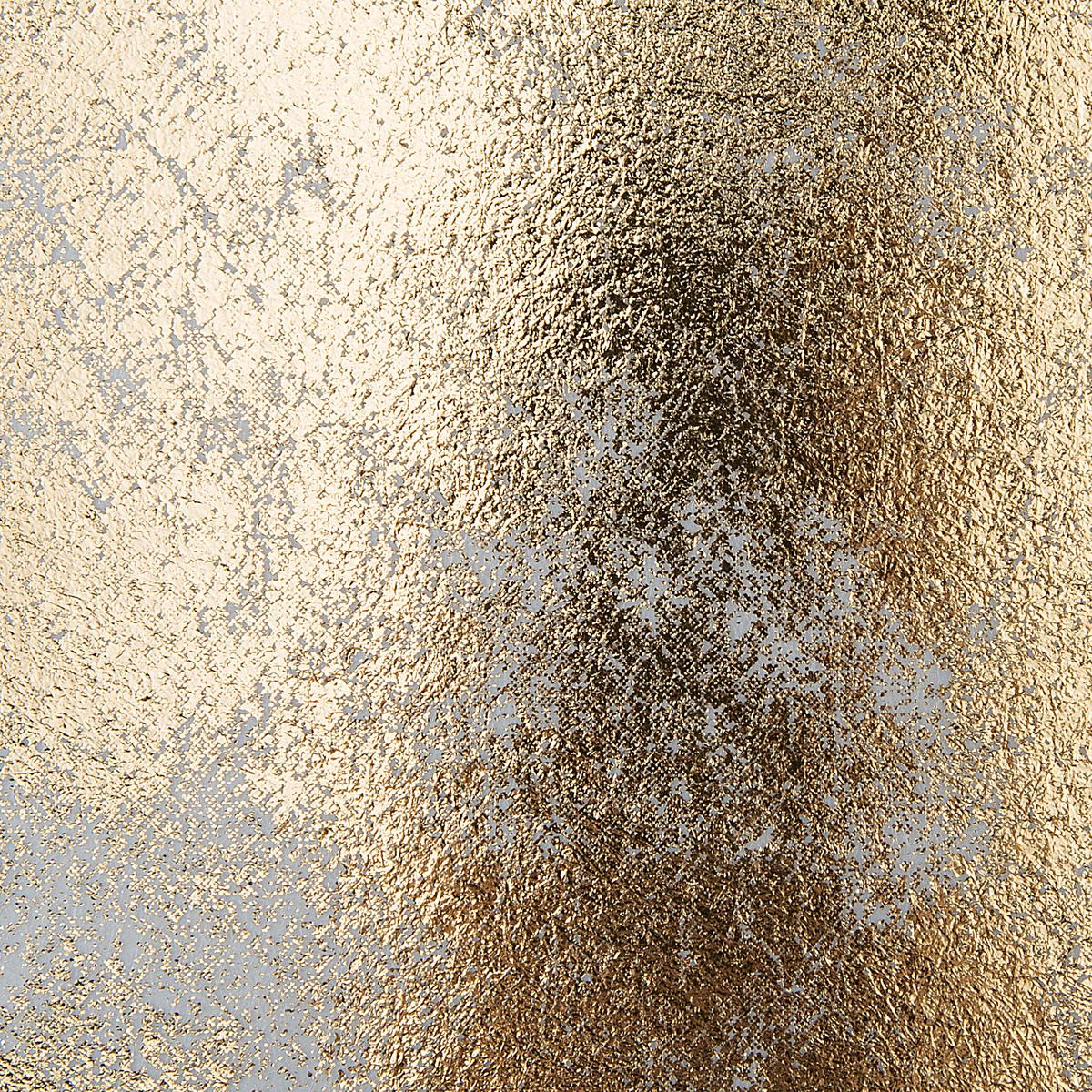 DECKENLEUCHTE Rena 45/45/12 cm - Goldfarben, Textil (45/45/12cm) - Beliani