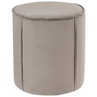 POUF Taupe Sedona - Taupe, Textil (40/43/40cm) - Beliani