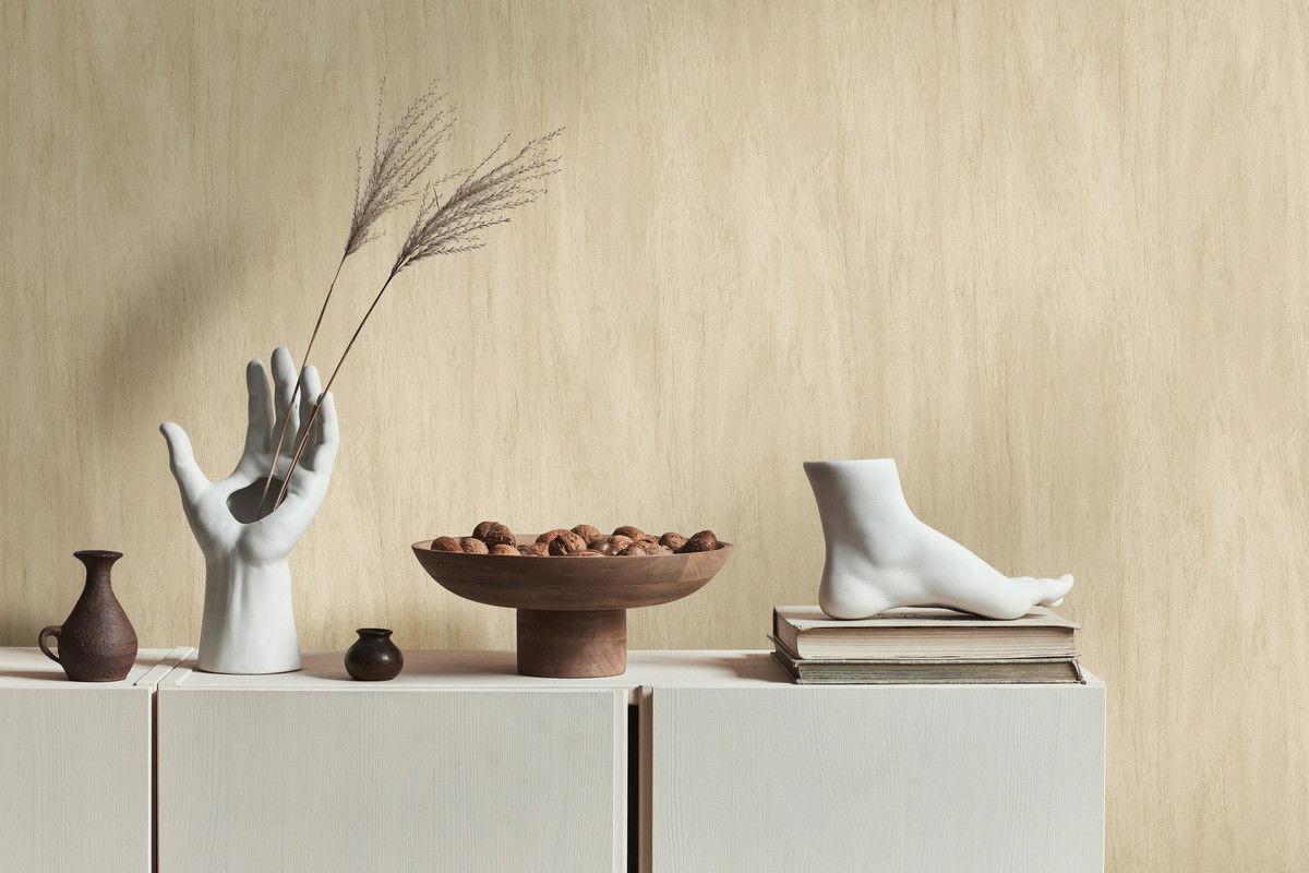 VLIESTAPETE Braun 53/1005 cm - Braun, Textil (53/1cm) - KUNSTLOFT
