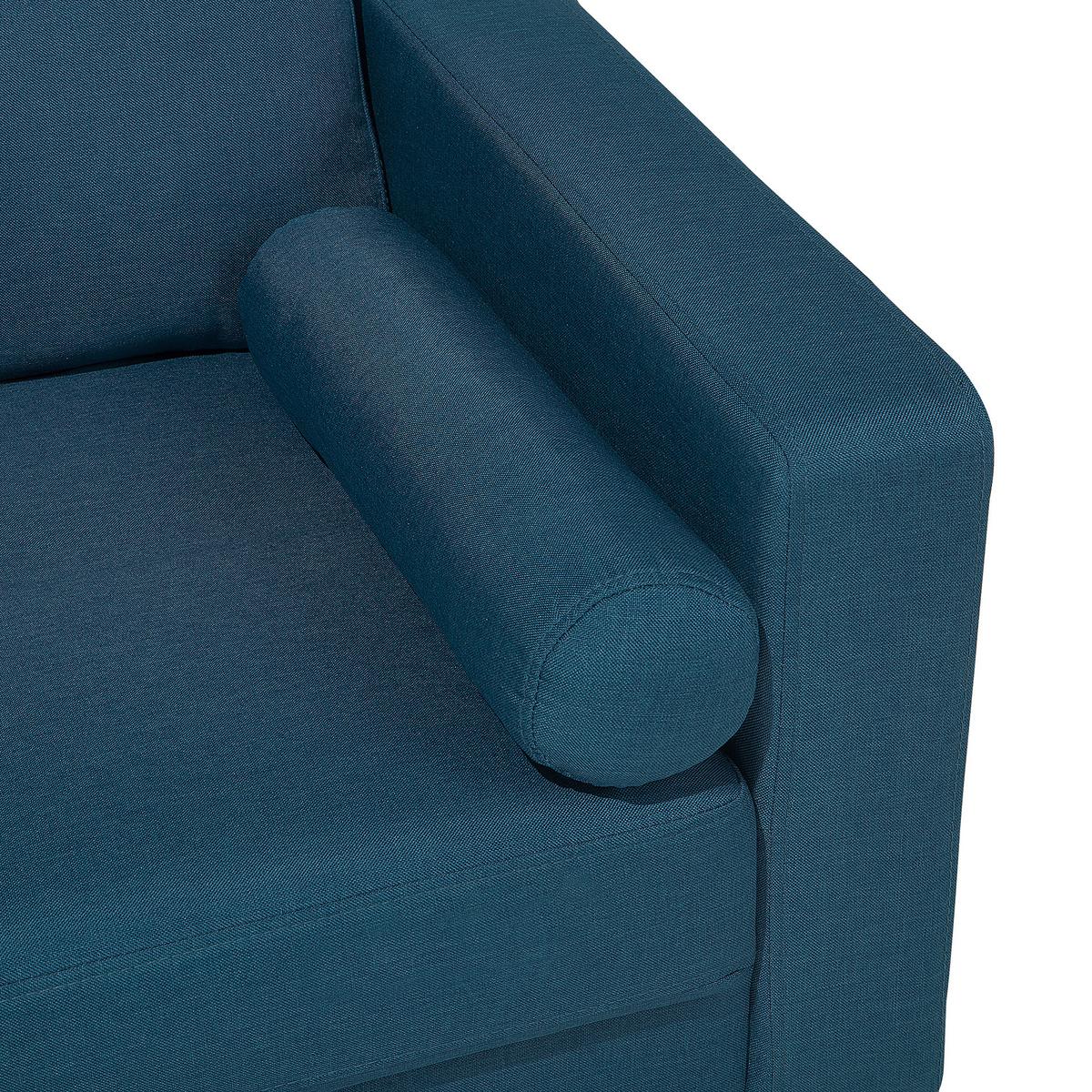 2-SITZER-SOFA Polyester Blau Kalmar - Hellblau, Textil (182/88/74cm) - Beliani
