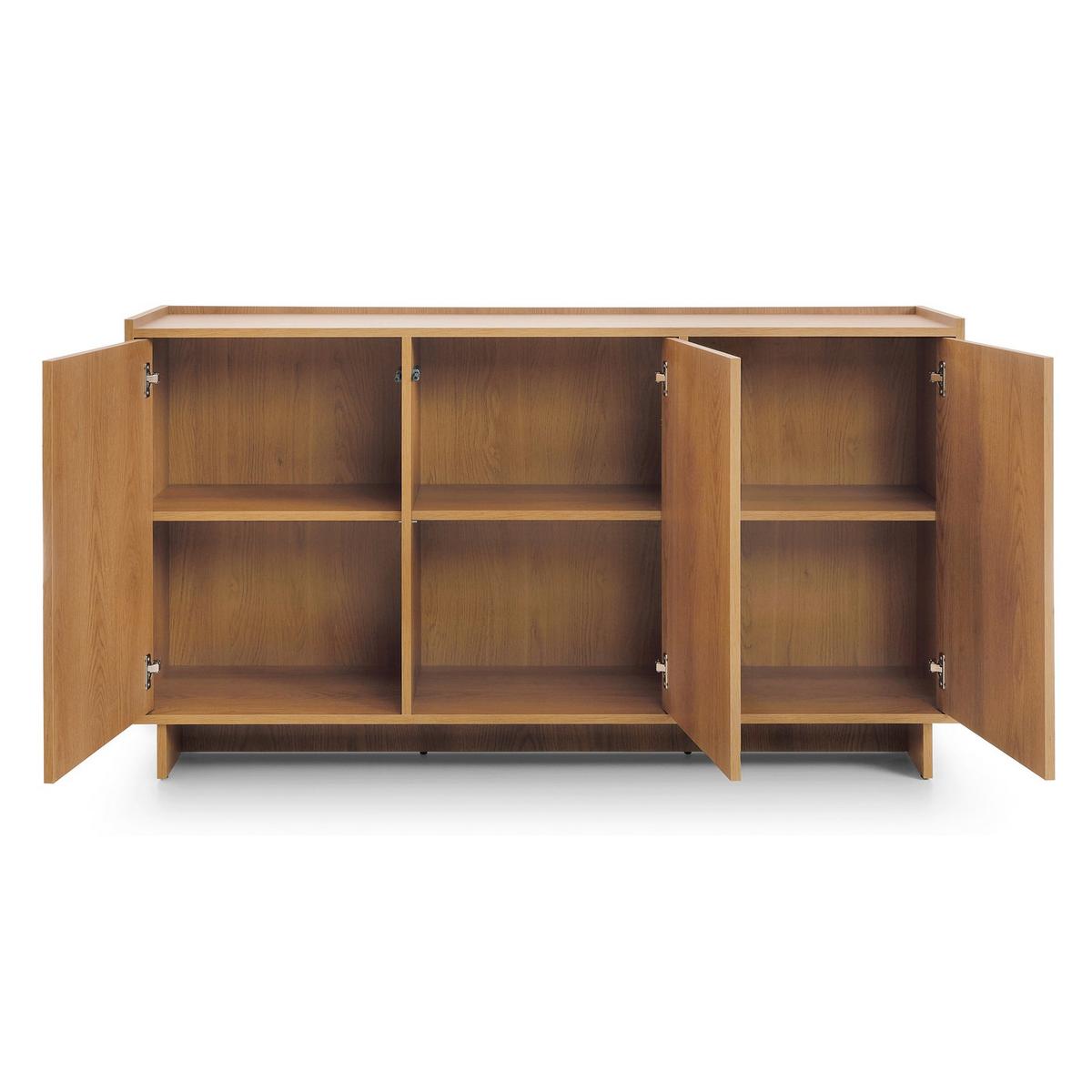 SIDEBOARD Yasumi 147 cm - Eichefarben, Holzwerkstoff (147/82/39cm) - Selsey