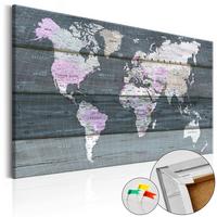 PINNWANDBILDER Grün 60/40 cm - Pink/Grün, Naturmaterialien/Textil (60/40cm) - KUNSTLOFT