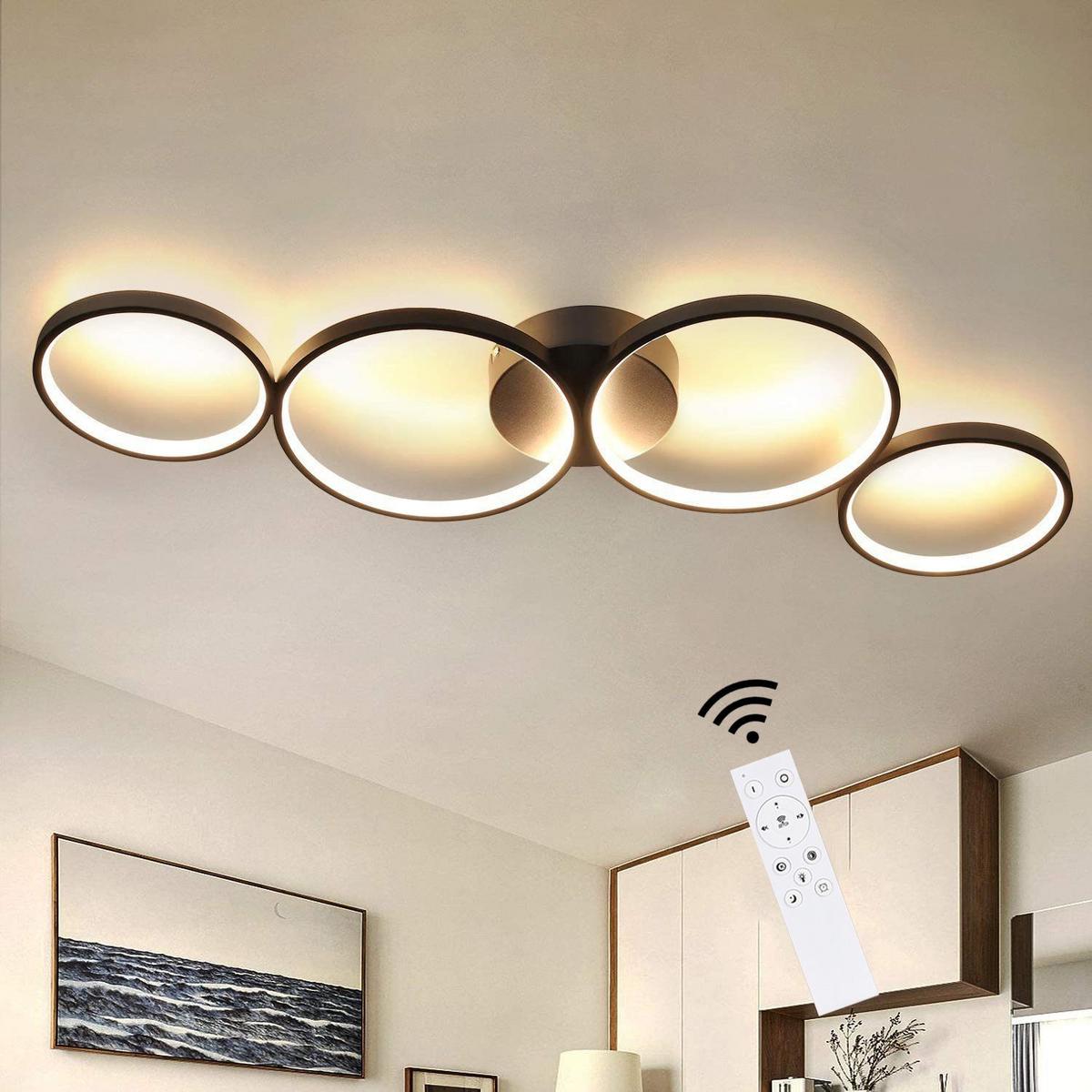 LED-DECKENLEUCHTE Hades 69/28/7cm - Weiß, Metall (69/28/7cm) - ZMH
