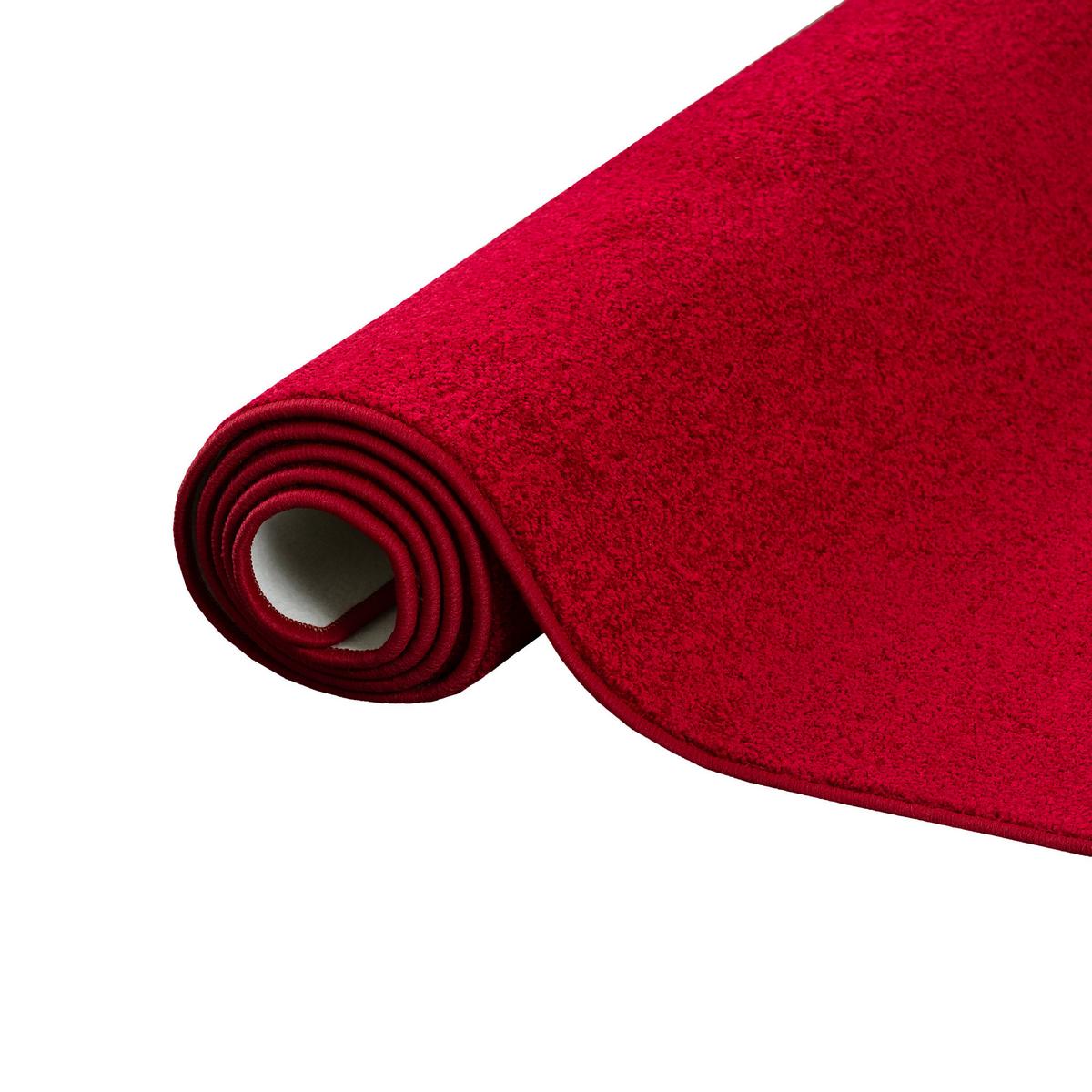 HOCHFLOR VELOURS TEPPICH LUNA - Rot, Textil (160/240cm) - Snapstyle
