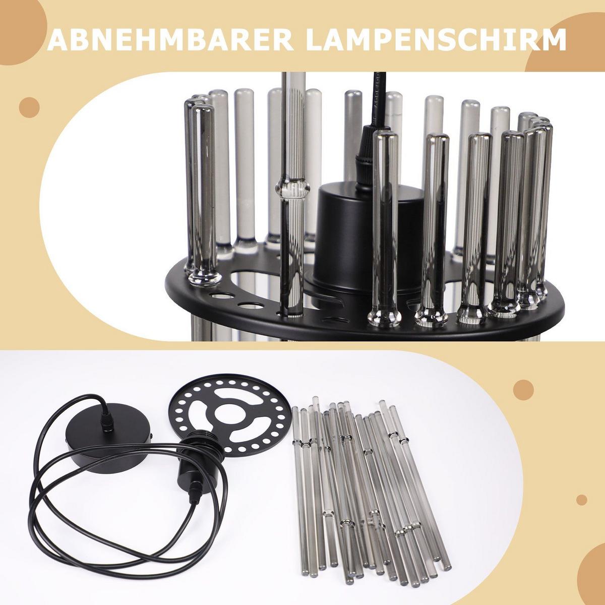 PENDELLEUCHTE ARTUR Ⅲ 16/10/150 cm - Schwarz, Metall (16/10/150cm) - Nettlife