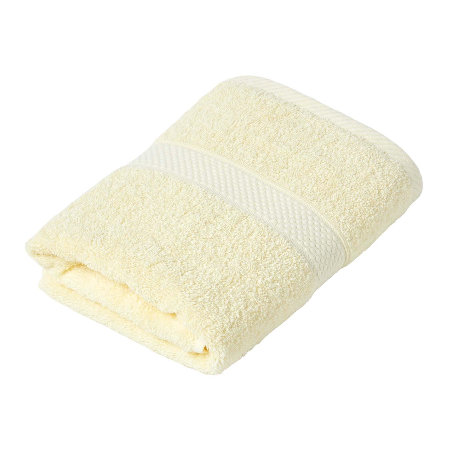 HANDTUCH Essential pastellgelb - Hellgelb, Textil (50/90cm) - Homescapes