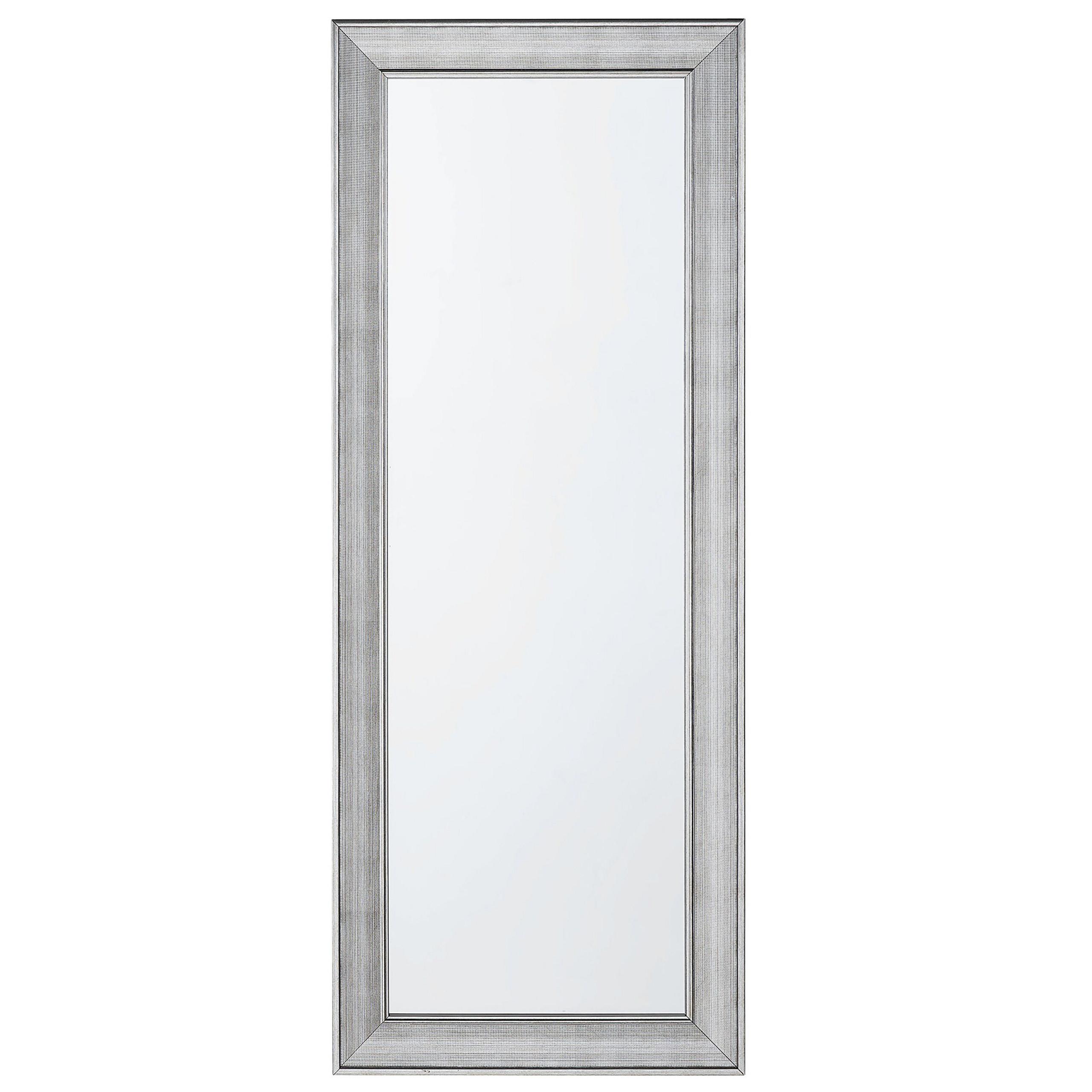 WANDSPIEGEL silber rechteckig 50/130 cm Bubry - Silberfarben, Kunststoff (50/130/3cm) - Beliani