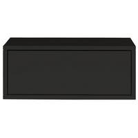 NACHTTISCH hängend Framme Schwarz, 50 cm - Schwarz, Holzwerkstoff (50/20.8/36cm) - Selsey