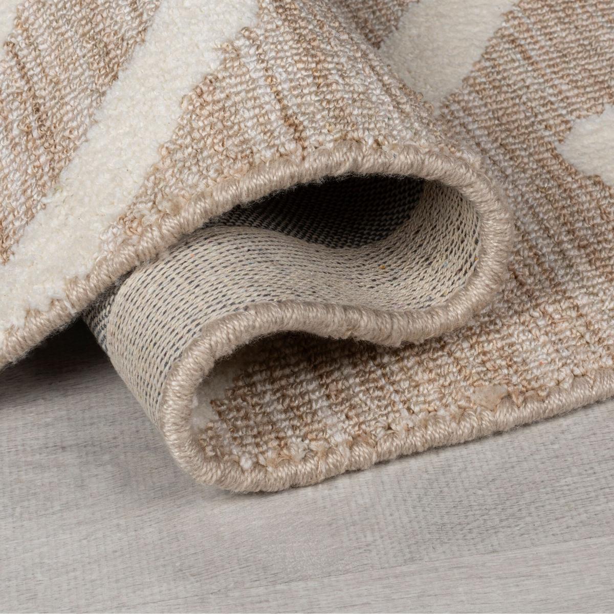 TEPPICH ARLEN, abstrakt, Taupe, 120 x 170 cm - Beige, Textil (170/120cm) - KADIMA DESIGN