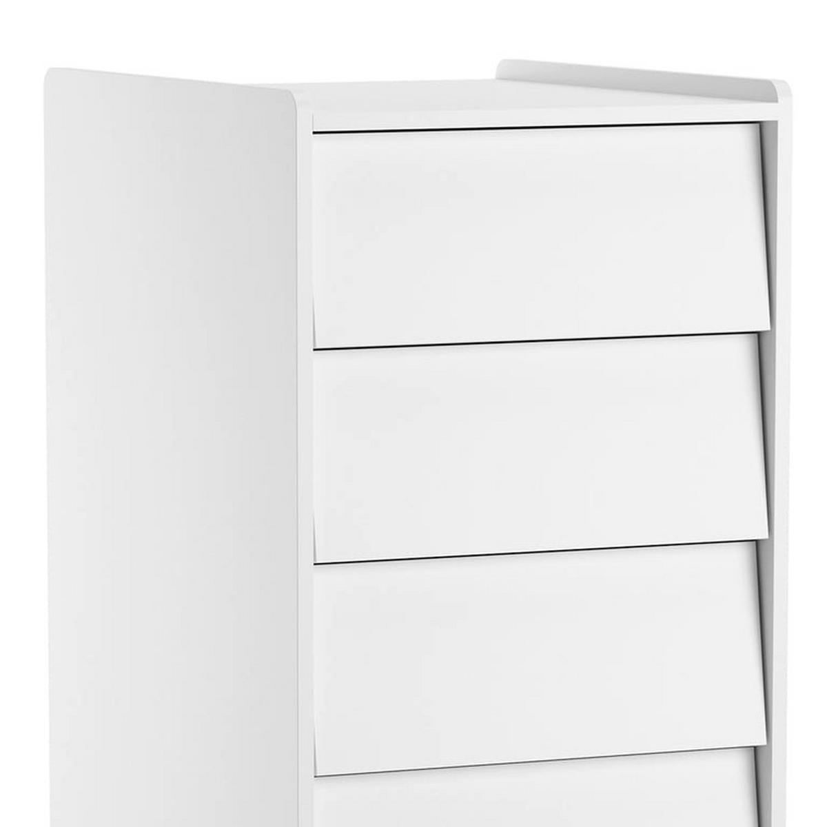 KOMMODE Vintage Weiß - Weiß, Holzwerkstoff (51/128/41cm) - Petits-meubles
