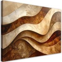 LEINWANDBILD Abstraktion 30x20cm - Beige, Textil (30/20cm) - Feeby