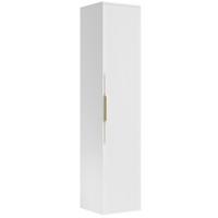 BADEZIMMERSCHRANK Rimini mit 1 Tür Weiß Matt - 38 x 33 x 170 cm - Weiß, Holz (33/170/38cm) - Badplaats