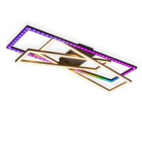 LED-DECKENLEUCHTE Maggio 23.5/75/13.5cm - Schwarz, Metall (75/23.5/13.5cm) - Nettlife