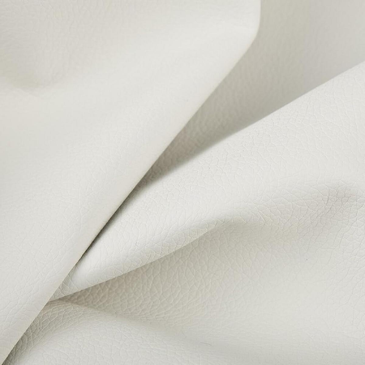 POLSTERBETT LUX Boston mit Kopfteil, 140 x 200 cm, Doppelbett mit Lattenrost aus Holz, Kunstleder Weiß, Füße in Farbe: Braun - Weiß, Holz/Textil (140/200cm) - Alpi-Möbel