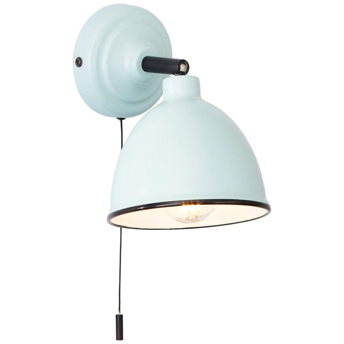 WANDLEUCHTE Telio 97002/40 - Chromfarben/Hellblau, Metall (12.5/12.5/19.5cm) - Brilliant
