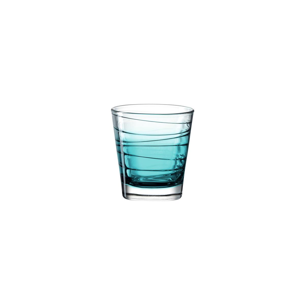TRINKGLÄSER Vario Struttura Bunt 250 ml 6er Set - Multicolor, Glas (0.25L) - Leonardo Living