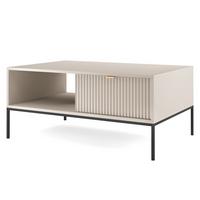 COUCHTISCH STELLARE 104 cm Kaschmir - Kaschmir, Holzwerkstoff (68/104/46cm) - MASSENO