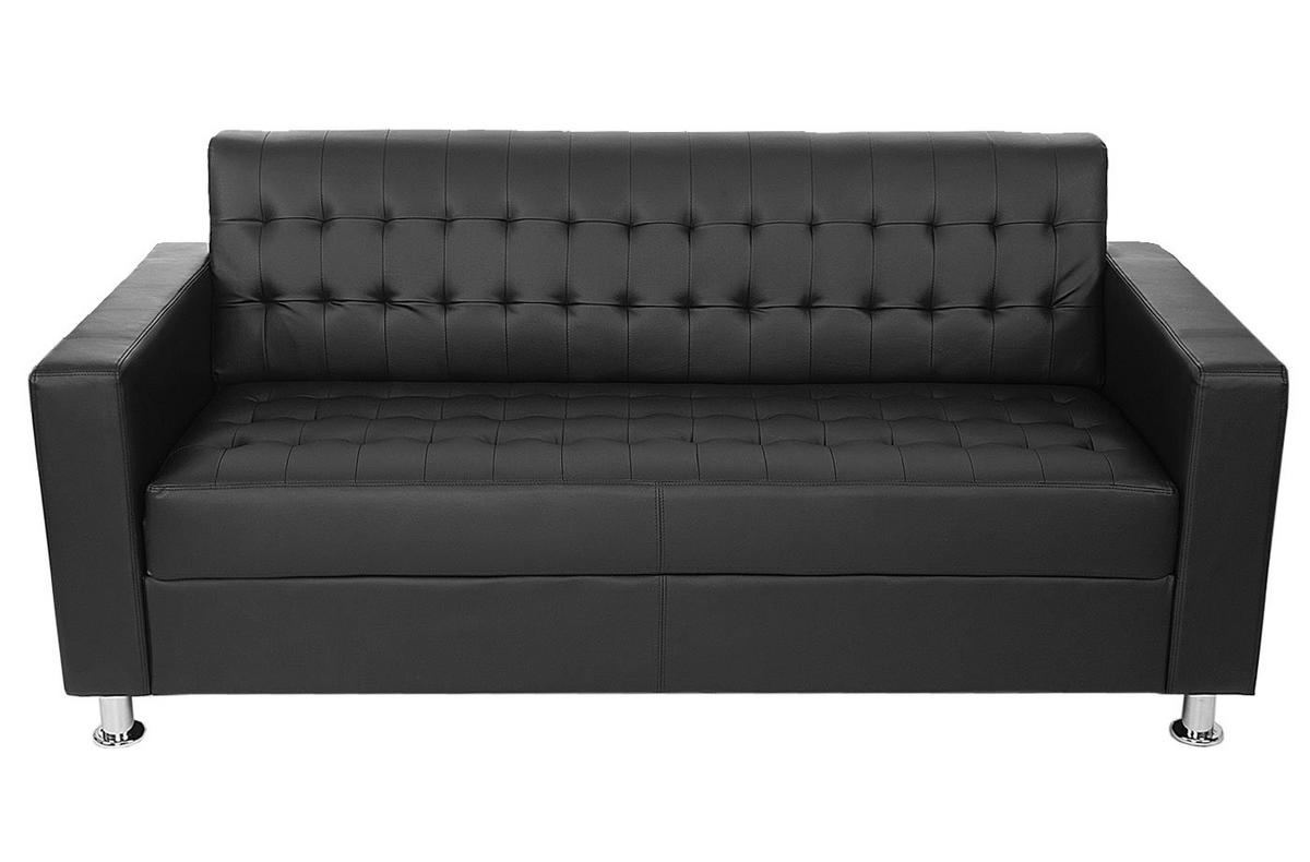 3-SITZER SOFA Schwarz - Schwarz, Textil (180/82/75cm) - MCW