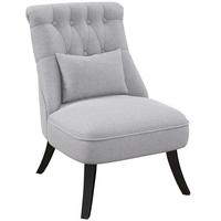 RELAXSESSEL, Sessel, Erhöhte Füße, Grau - Grau, Textil (69/77/52.5cm) - HOMCOM