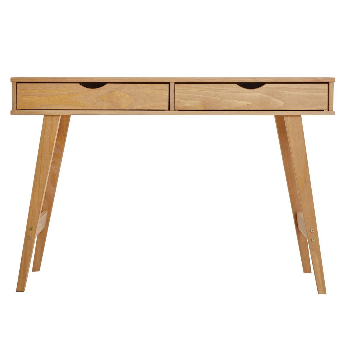 SCHREIBTISCH MILO - Braun, Holz (50/110/75cm) - IDIMEX