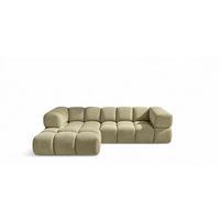 ECKSOFA Blanche In Puente - Sandfarben, Holzwerkstoff/Textil (280/150cm) - Fun Möbel