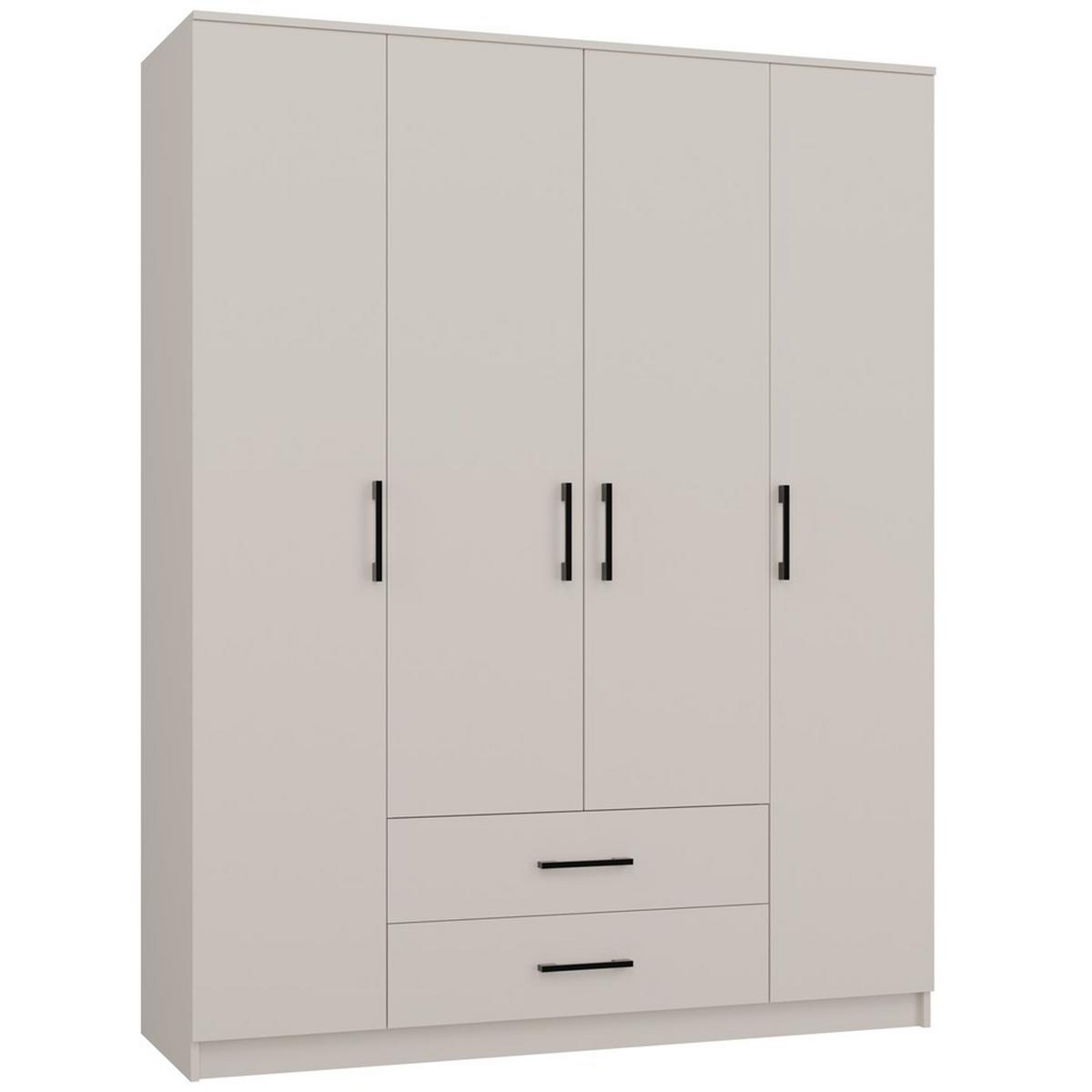 KLEIDERSCHRANK Kaszmir 160/205/52 - Kaschmir, Holzwerkstoff (160/205/52cm) - RAUMHIRSCH FURNITURE