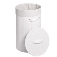 WÄSCHEKORB Weiß, Cremeweiß - Creme/Weiß, Holz (35/59/35cm) - MCW