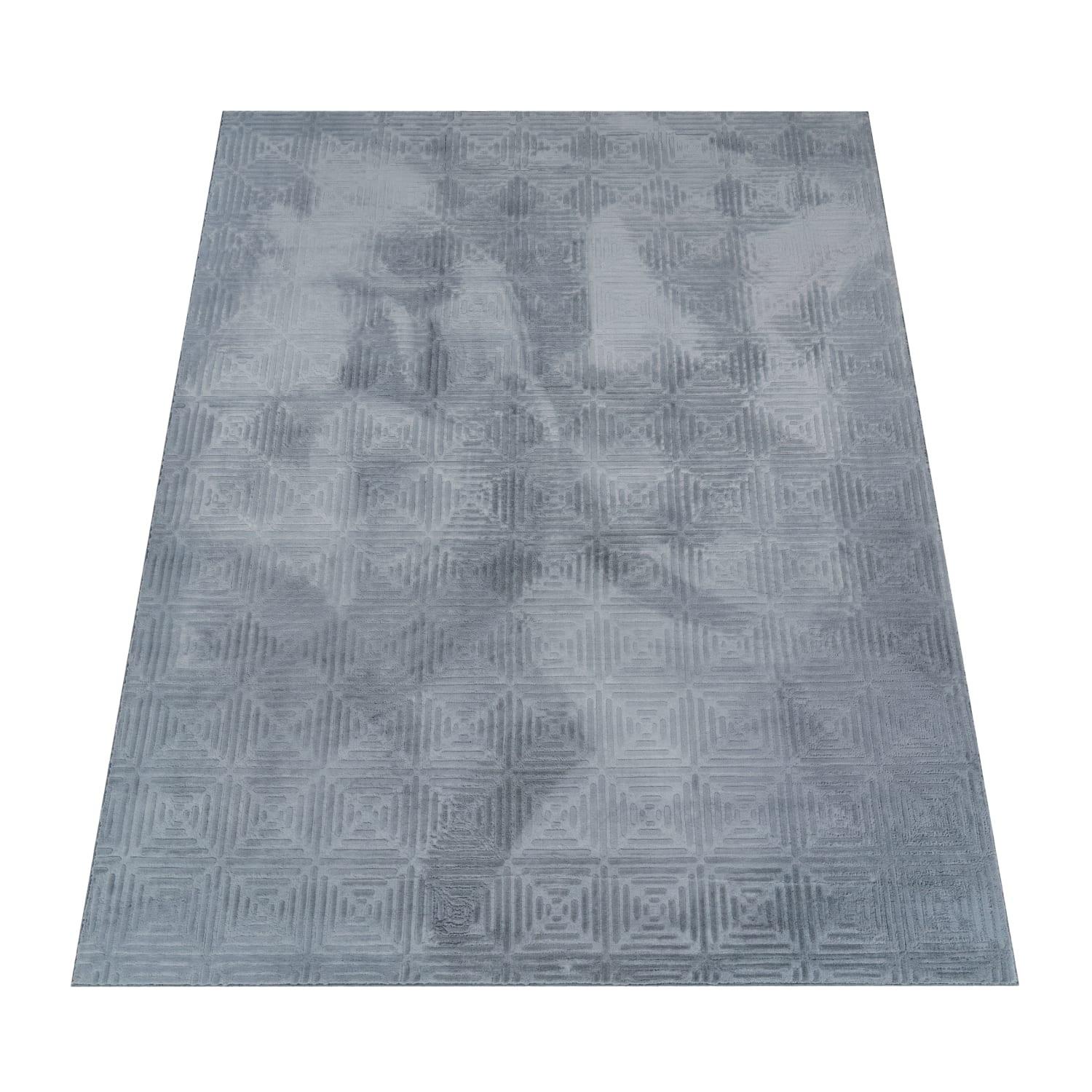 KURZFLORTEPPICH, einfarbig, Florhöhe 10 mm, Anthrazit, 60 x 100 cm - Anthrazit, Textil (60/100cm) - KADIMA DESIGN