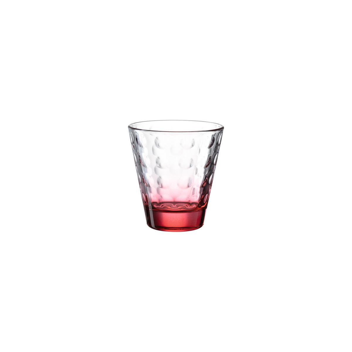 TRINKGLÄSER Optic bunt 215 ml 6er Set - Multicolor, Glas (0.215L) - Leonardo Living