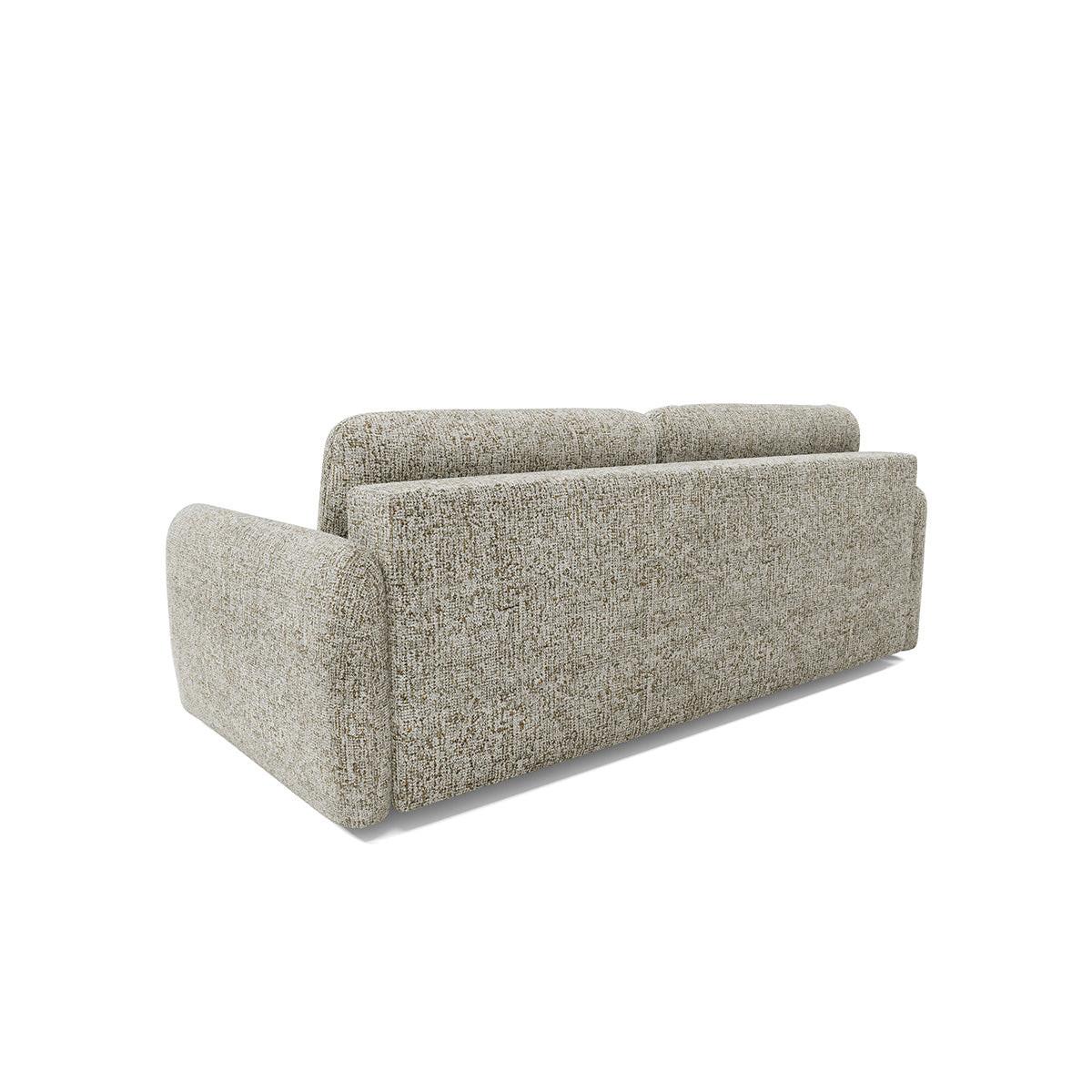 SOFA Vittoria 3 Sitzplätze Grau meliert - Grau, Holz (236/95/121cm) - Petits-meubles