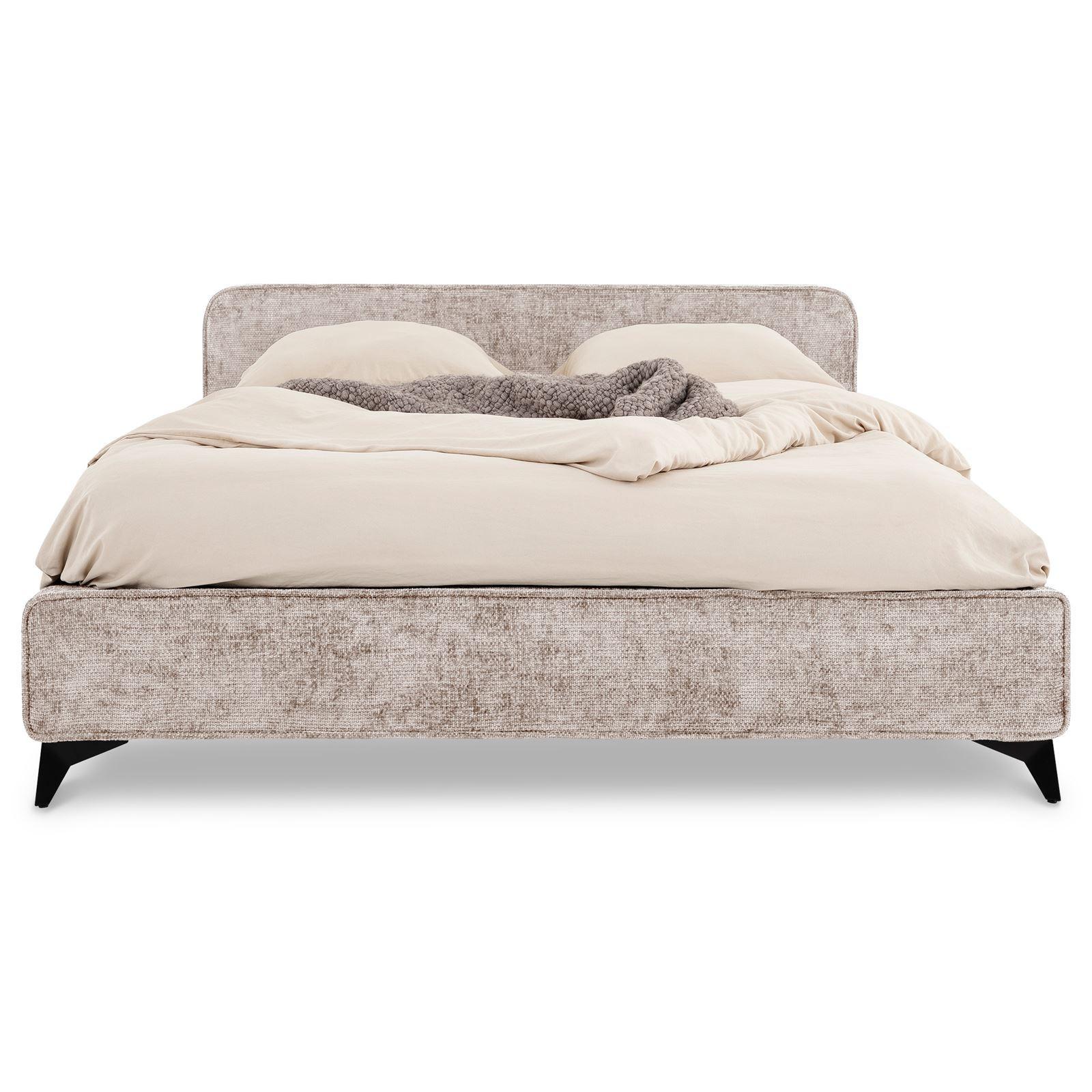 POLSTERBETT VIRETTA 140X200 CM - Beige, Textil (140/200cm) - IDIMEX