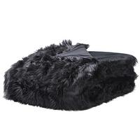 TAGESDECKE Schwarz 200 x 220 cm Delice - Schwarz, Keramik (200/220cm) - Beliani