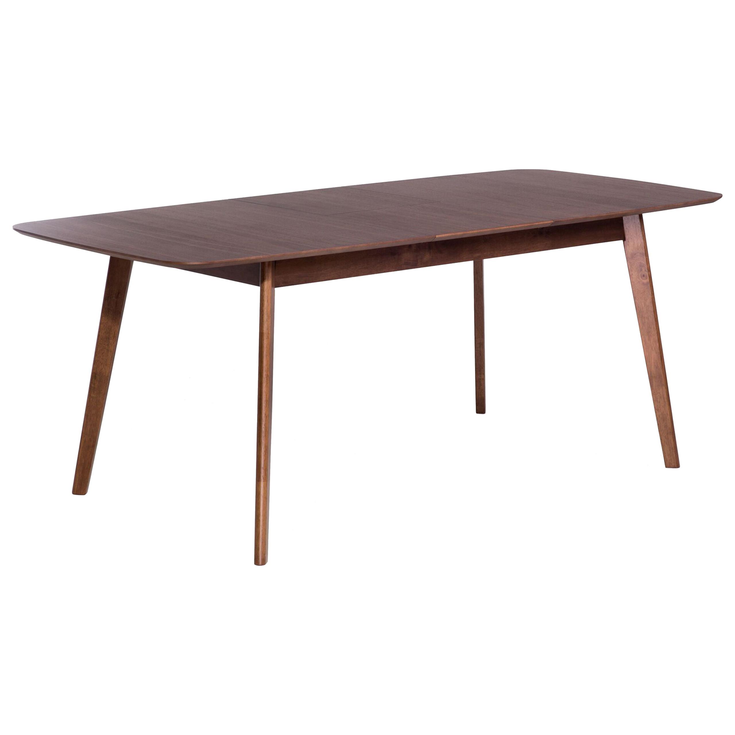 ESSTISCH 150-190/90/75 cm Dunkelbraun Rechteckig Madox - Dunkelbraun, Holzwerkstoff (190/90/75cm) - Beliani