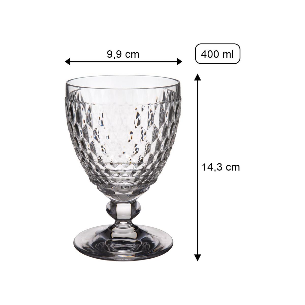 WASSERGLÄSER Boston Coloured Blau 400 ml 4er Set - Blau, Glas (0.4L) - Villeroy & Boch