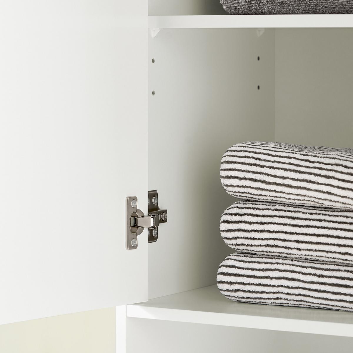 HOCHSCHRANK Weiß - Weiß, Holz/Holzwerkstoff (35/170/33cm) - SoBuy