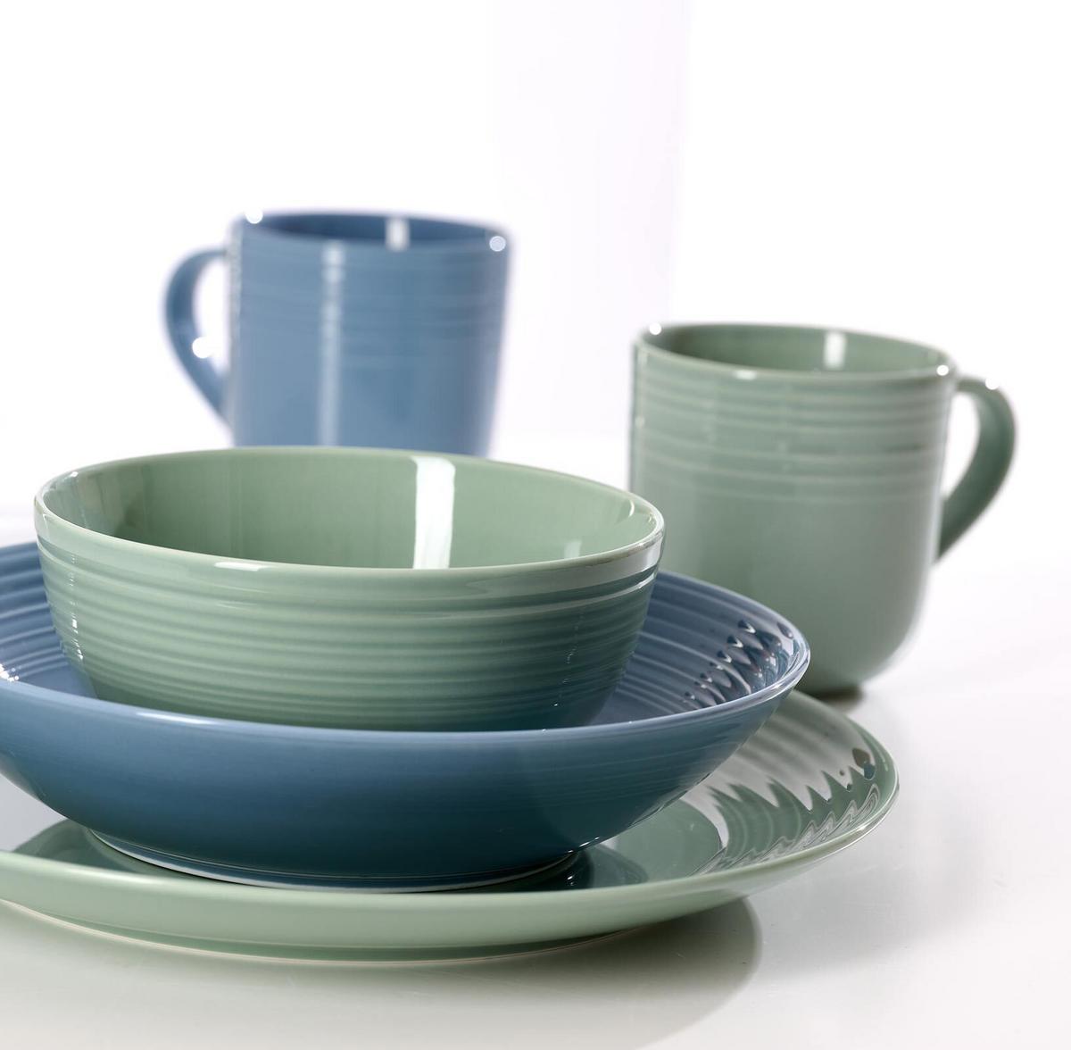 KAFFEEUNTERTASSEN Levi Grün ø 15,5 cm 6er Set - Grün, Keramik (15.5cm) - Ritzenhoff Breker