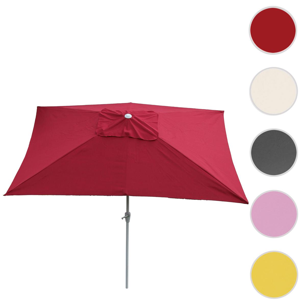 SONNENSCHIRM Bordeaux - Bordeaux, Textil (192/295cm) - MCW