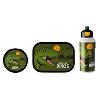 LUNCHSET Campus Dino 3-tlg. - Dunkelgrün, Kunststoff (2/2/2cm) - Mepal