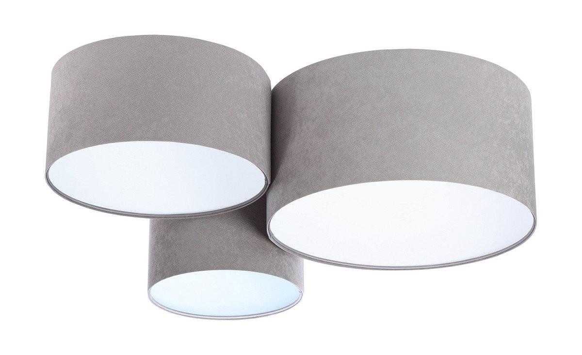 LAMPENSCHIRM Grau 75/34 cm - Weiß, Kunststoff (75/75/34cm) - KUNSTLOFT