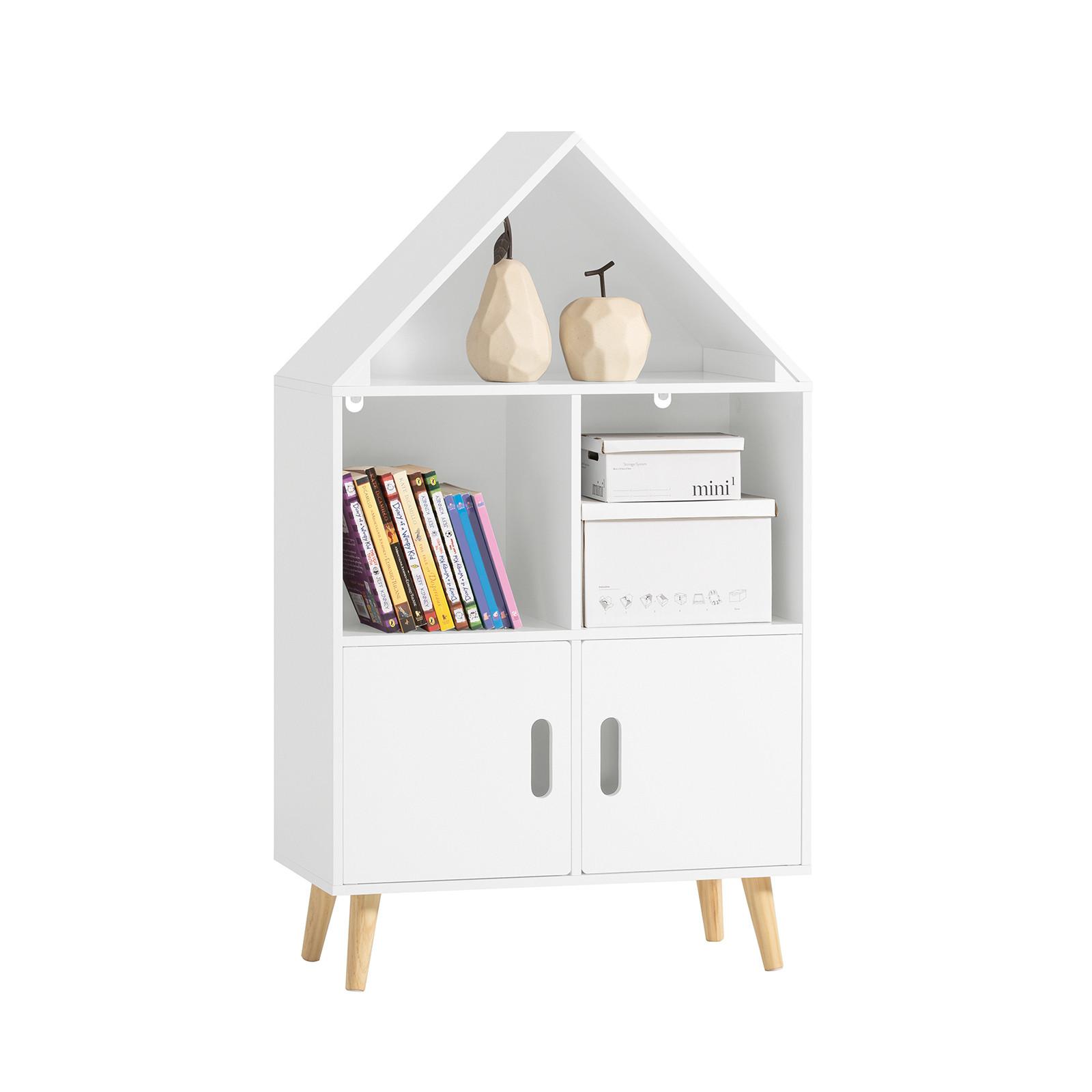 KINDERREGAL Weiß - Weiß, Holz/Holzwerkstoff (60/103/30cm) - SoBuy