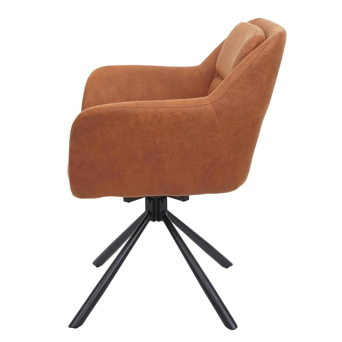 ESSZIMMERSTUHL Bronze - Braun/Bronzefarben, Textil (65/83/57cm) - MCW