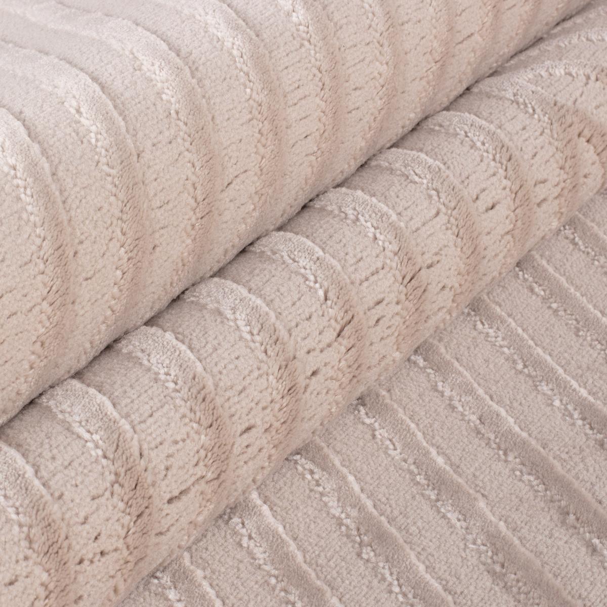 TEPPICH Kurzflor ILLER in Beige, mit 3D-Design, aus Jute, Florhöhe 12 mm, 80 x 150 cm - Beige, Textil (80/150cm) - KADIMA DESIGN