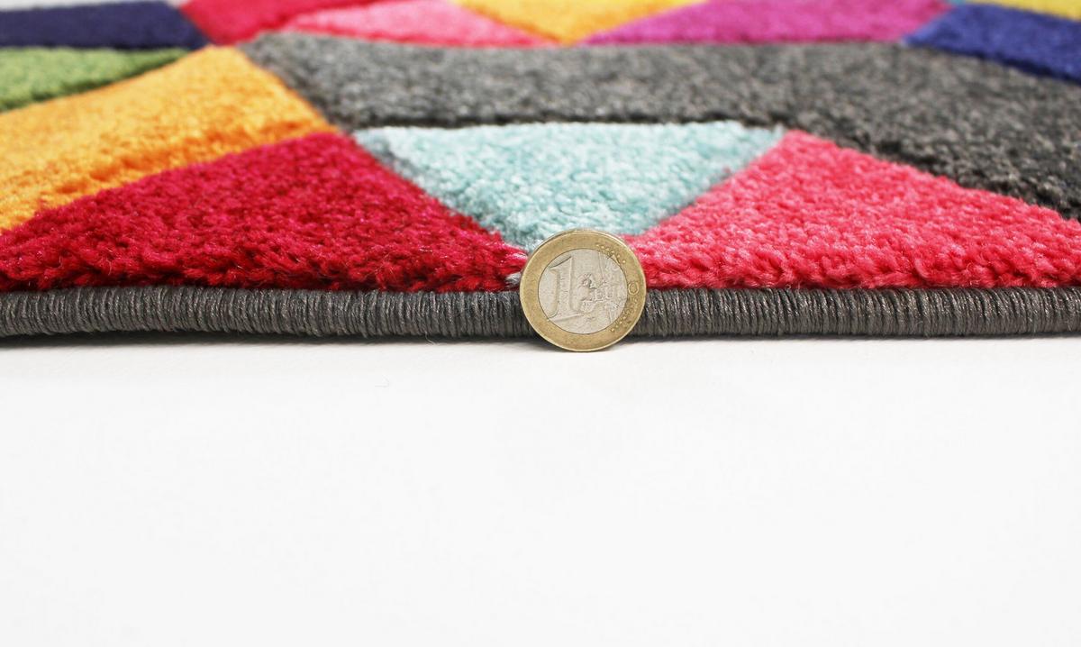 TEPPICH MEON, geometrisch, aus Polypropylen, Bunt, 200 x 290 cm - Multicolor, Textil (290/200cm) - KADIMA DESIGN