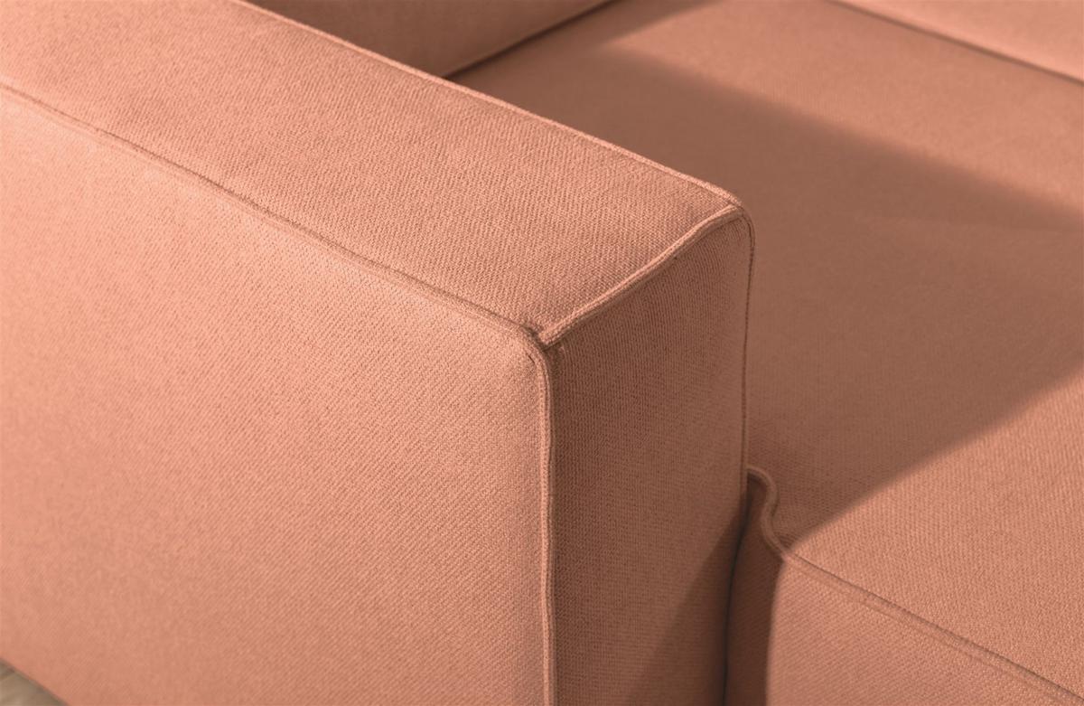 SESSEL Waldo In Brooklyn - Rosa, Holzwerkstoff/Textil (101/80/92cm) - Fun Möbel