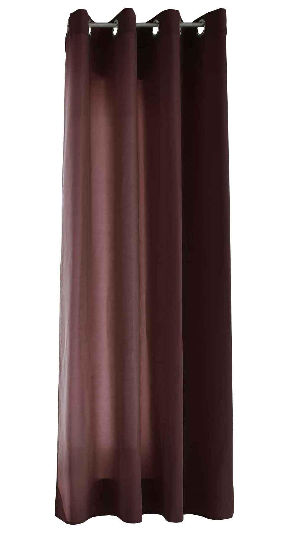 VORHANG BERLIN HxB 175x140cm Braun - Braun, Textil (140/225cm) - Gardinenbox