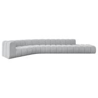 ECKSOFA modulares Sofa Tilmo-L2 - 490x194x70 cm Grau - Grau, Holzwerkstoff/Textil (490/194cm) - ALTDECOR