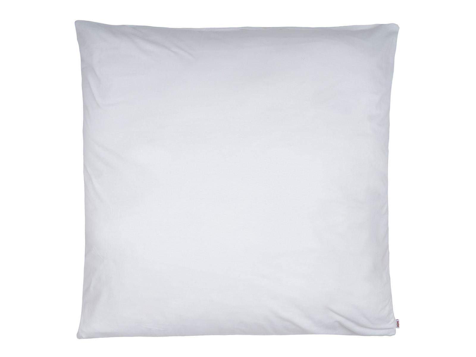 KISSENHÜLLE BasicSoft pur-weiß 100% Baumwoll-Jersey 80/80 cm - Weiß, Textil (80/80cm) - beties Heimtextil